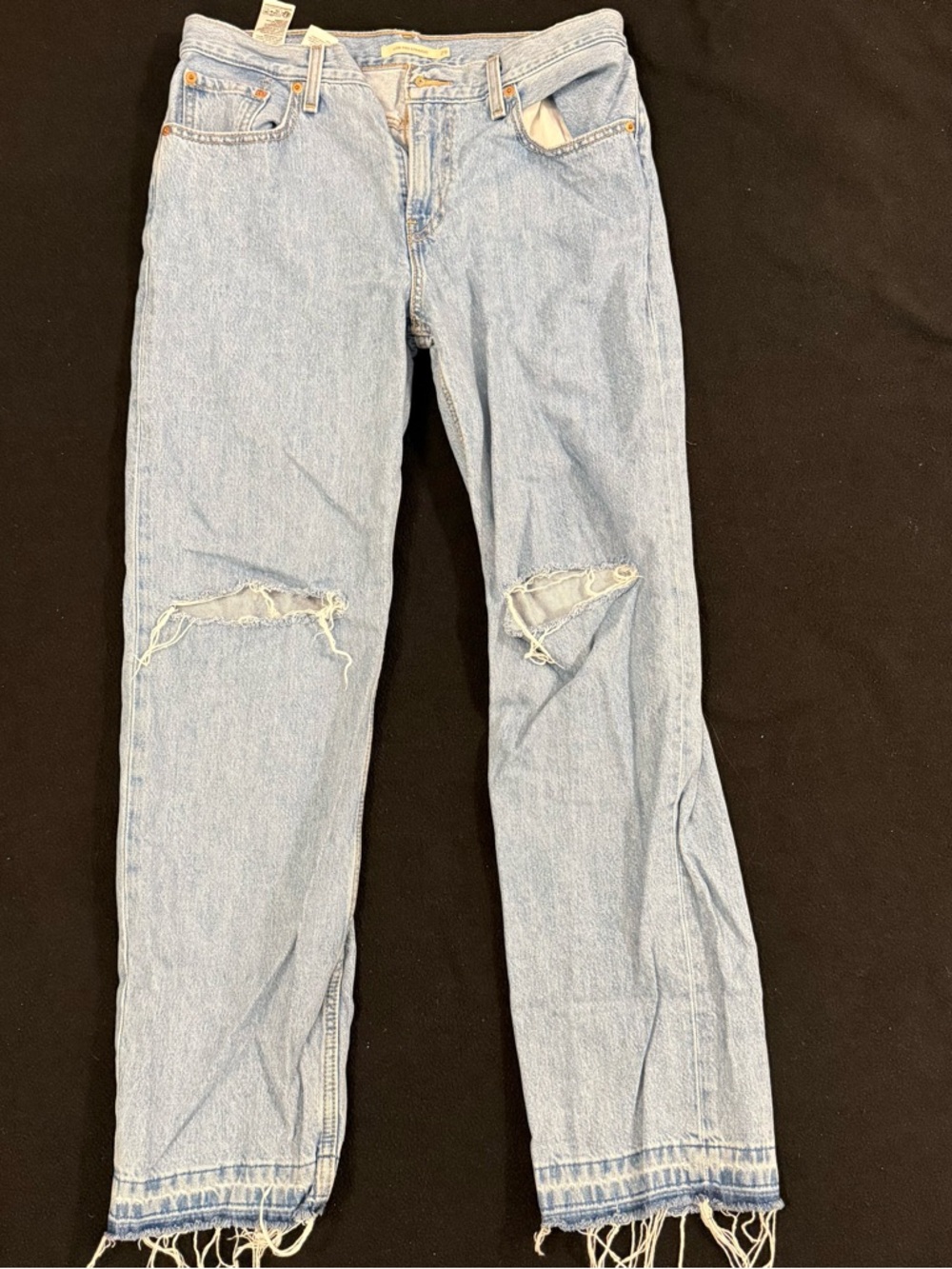 Levi's Light Blue Straight Leg Jeans